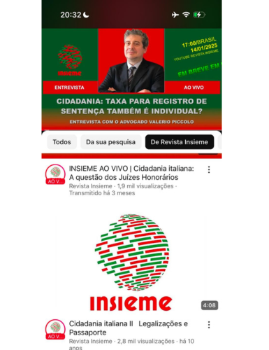 Sentença Tribunal italiano